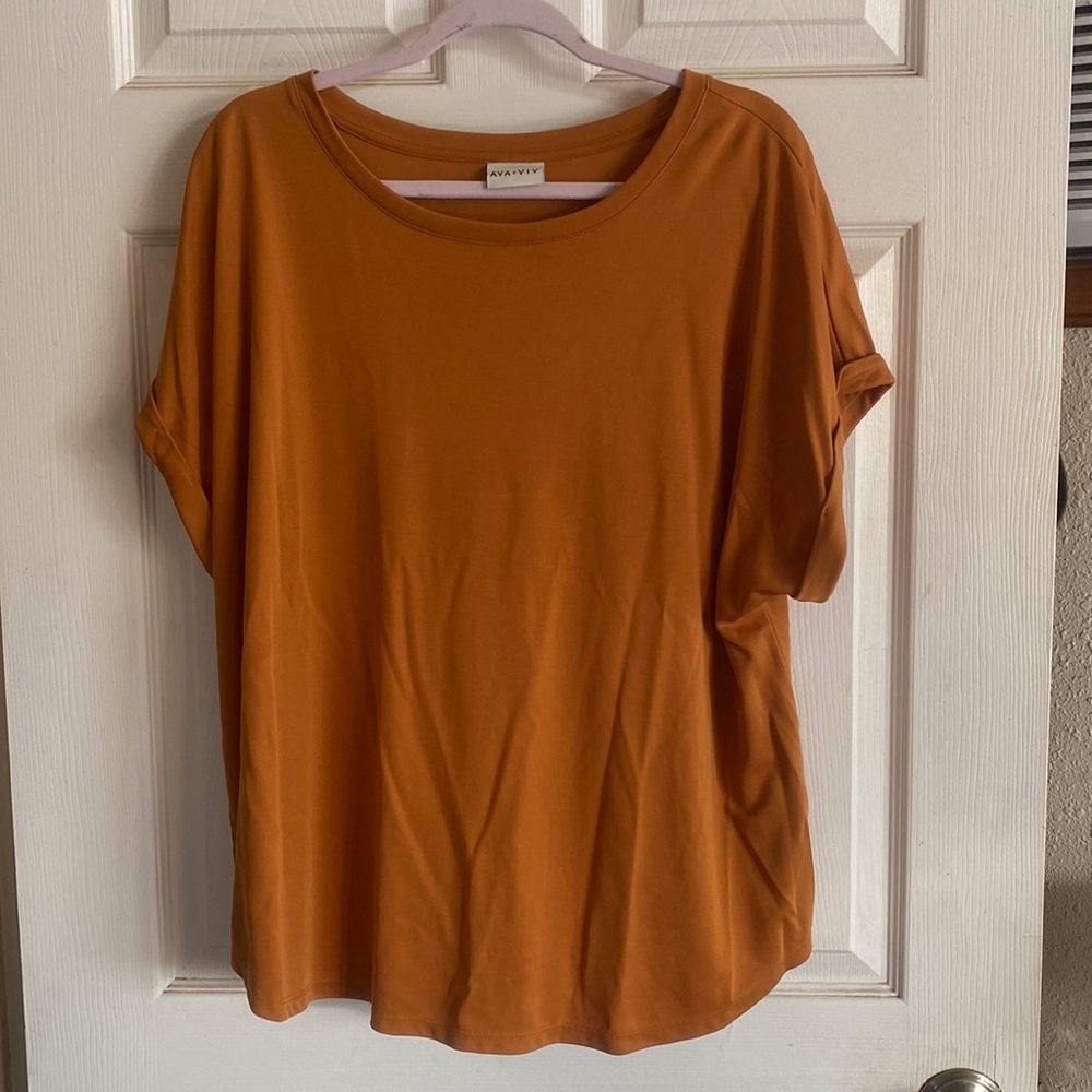 Burnt Orange Blouse